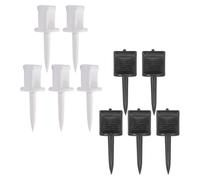 NOLITOY 10pcs Shooting Target Pins for Archery Outdoor Use, Abs Material, Compact Design Easy Installation, for Holding Target Faces in Practice and Competition