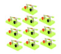 NOLITOY 10pcs Single Throw Spst Circuit Switches for Educational Electronics Experiment Kit Single-pole Toggle for DIY Robotics and Basic Electrical Learning Gift for Students and