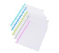 NOLITOY 10PCS Sliding Bar File Folders Non-Slip Locking Report Binders High Capacity Document Organizers for Home School Office