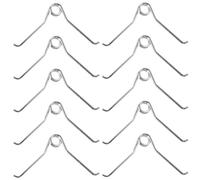 NOLITOY 10Pcs Stainless Steel V-Shaped Replacement Springs for Sheep Shears Manual Wool Shear Accessory Sturdy Trimming Springs for Garden and Livestock Use