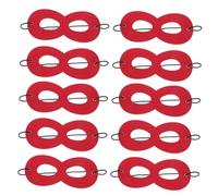 NOLITOY 10pcs Superhero Eye Masks for Soft Costume Props for Parties Roleplaying Birthday Celebrations Friendly Mystery Design for Superhero Theme Events