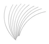 NOLITOY 10pcs White Copper Guitar Fret Wires for Electric and Folk Guitars Hard Material Replacement Frets with Smooth Surface Easy to Install for Fretboard Repair and Maintenance