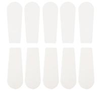 NOLITOY 10Pcs White Rubber Claw Sleeves for Doll Crane Machines Non-Slip Candy Grabber Claw Covers Game Machine Guards for Vending and Prize Attachments