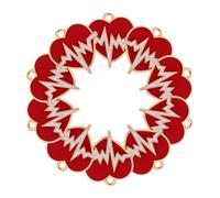 NOLITOY 10Pcs Zinc Alloy Heartbeat Charms Pendants Electrocardiogram Beads for DIY Jewelry Making Accessories Necklace Bracelet Crafting