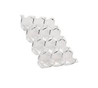 NOLITOY 12 Grid Acrylic Egg Storage Box Anti-collision Egg Case for Refrigerator and Kitchen Cabinets Organize Refrigerator