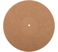 NOLITOY 12-inch Cork Turntable Mat Lightweight Anti-static Record Pad Sturdy Vinyl Record Player Slipmat Easy to Use Disc Protective Pad for Turntable Gift