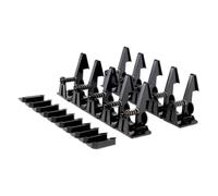 NOLITOY 12 Pairs Black Baby Cabinet Locks Drawer Locks Set Child Proof Sticky Latches Difficult for Kids to Open for Bathroom and Pantry Room