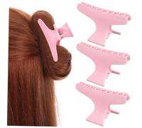 NOLITOY 12 Pcs Medium Pink Butterfly Hair Claw Clips for Women Robust Stylist Sectioning Clips for Haircutting and Styling Versatile Salon Essential for Long Hair