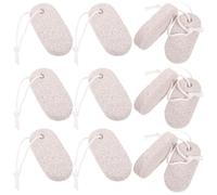 NOLITOY 12 Pcs Oval Synthetic Pumice Stone Pet Chew Set for Squirrels and Rabbit, Can Fix on Cage, Attract Pet Attention, for Home Use