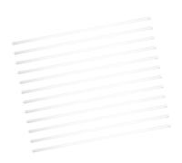 NOLITOY 12pcs 30cm Solid Borosilicate Glass Stirring Rods Lab Stirrer Paddle for High Temperature Scientific Mixing and Laboratory Use