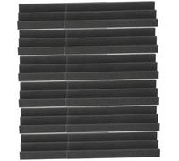 NOLITOY 12pcs Acoustic Panels Bass Trap Soundproof Noise Reduction Sponge Material High-end Style Simple Design for Recording Studios Vocal Rooms