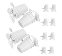 NOLITOY 12pcs Clockwork Walking Movement Kit for DIY Craft Wind-up Legged Robot Mechanical Base Safe Plastic Material Educational Engineering Exploration for Creative Play and School