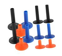 NOLITOY 12pcs Drum Sleeve Set Plastic Cymbal Stand Accessories with Cotton Pads, Sizes 5cm/6.2cm, Professional Percussion Replacement Tubes for Practice and Performance