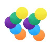 NOLITOY 12pcs Flat Soccer Markers Non-slip Training Discs Colorful Gym Spot Markers for Football Field Agility Drills Indoor Outdoor Sports
