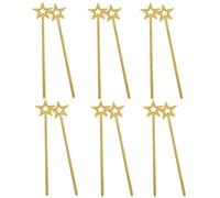 NOLITOY 12pcs Glitter Star Fairy Wands for Dress Up Props Angel Fairy Stick Costume Accessories for Birthday Wedding Halloween Christmas Parties
