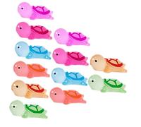 NOLITOY 12pcs Glow Dark Mini Resin Turtle Figurines Luminous Animal Decor for Office Desk and Garden Micro Landscape Small Turtle Statues for Fairy Garden Decoration