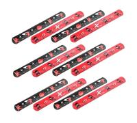 NOLITOY 12pcs Ninja Slap Bracelets for Creative Wristbands Party Favors with Ninja Pattern Safe Snap Bands for Boys Birthday Decorations