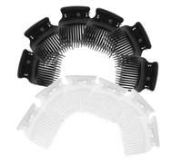 NOLITOY 12pcs Plastic Hair Curling Clips Hot Roller Clips for Hair Volume Curler Claw Roller Heat Insulated for Styling