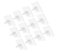 NOLITOY 12pcs Punch Shelf Support Pegs Abs Strong Shelf Holder for Kitchen Cabinets Wardrobes Bookshelves Stable No-Drill Installation Portable Partition Board Holder