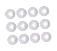 NOLITOY 12pcs PVC Heating Pipe Covers Wall-Mounted Pipeline Decorative Covers for Radiator and Drain Pipes High Heat Resistant Corrosion Resistant Installation Accessory
