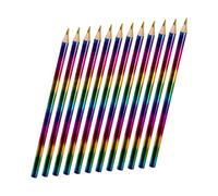 NOLITOY 12Pcs Rainbow Colored Pencils Bulk for Artists Portable Sketch Pencils with Sturdy for Drawing DIY Creative Coloring School Students and Teacher