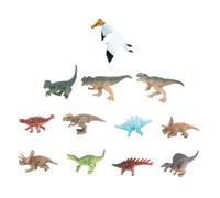 NOLITOY 12pcs Realistic Dinosaur Figurine Educational Dinosaur Models for Imaginative Play and Learning Mini Animal Ornaments