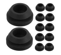 NOLITOY 12pcs Rv Stove Top Protective Grommets Kit Compatible with Magic Chef Grates Weatherproof Furnace Grommet Replacement for Camper Kitchens Outdoor Cooking Stability Enhancer