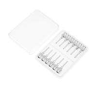 NOLITOY 12Pcs Stainless Steel Blunt Tip Dispensing Needle Kit Precision Unbending Applicator for Industrial Liquid Glue Ink Refilling Safe