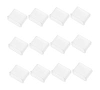 NOLITOY 12pcs Transparent Referee Whistle Mouth Grip Covers Ergonomic Protective Teeth Guards Fit for Sports Training Soccer Coaching