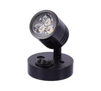 NOLITOY 12V LED RV Ceiling Light: Adjustable Rotatable Spotlight Warm White Aluminum Reading Light for Campervan Motorhome Boat - Interior Roof Lamp for Kitchen Cabinet Wardrobe