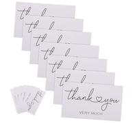 NOLITOY 150Pcs Elegant Thank You Cards Bulk with Envelopes Compact Coated Paper Notes for Small Business Customer Appreciation Portable Gratitude Cards for Gift Packaging and All Occasions