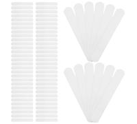 NOLITOY 150pcs Hat Brim Dirt Protector Self-adhesive Sweat Pads for Golf Hat Sweat Liner Protection for Baseball Caps Band Reducer Red