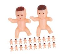 NOLITOY 150pcs Mini Plastic Figurines for Shower Games and Table Decorations Compact Lightweight King Cake for Party Favors Souvenirs and Interactive Shower Supplies