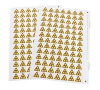 NOLITOY 150pcs Radiation Hazard Warning Labels, Self-adhesive Ionizing Radiation Caution Stickers 2.5cm, Safety Decals for Workplace and Laboratory Protection