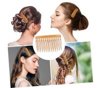 NOLITOY 15pcs Plastic Hair Side Combs for Fine Hair Lightweight Wave Clip Combs and Secure Accessories for DIY and Tiaras Random Colors Random Color