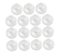 NOLITOY 15pcs White Shell Trumpet Valve Button Set Sturdy Valve Finger Caps for Compatible with Trumpet Models Precision Design for Efficient Tone Switching Musical Instrument