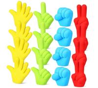 NOLITOY 16pcs Creative Pencil Eraser Tops Small Caps for School Office Use Safe Material Multi-Color Novelty Erasers for Drawing Notes and Crafts