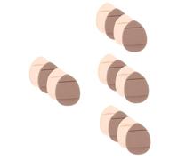 NOLITOY 16pcs Mini Powder Puff for Makeup Dual-sided Ultra-thin Concealer Sponges for Travel Suitable for Skin Types Includes Skin Tone Coffee
