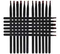 NOLITOY 18 Pcs Eye Makeup Brush Set Detailing Concealer Flat Eyeshadow Brushes with Ergonomic Handles for Precise Cosmetic Application