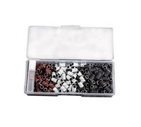 NOLITOY 1Box High Efficiency Nail Sanding Bands for Nail Drill with Manicure Polishing Heads and Storage Box Multi-grit Sanding Rings for Salon and Personal