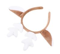 NOLITOY 1pc Adorable Christmas Antler Headband for Boy Girl Soft Festival Hair Decoration for Parties and Photos Unique Reindeer Costume Accessory