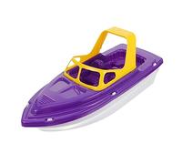 NOLITOY 1Pc Bath Boat Creative Plastic Race Boats for Fun Shower Bathing for Boys Smooth Edges for present