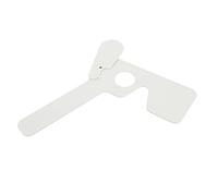 NOLITOY 1Pc Handheld Plastic Eye Occluder for Testing Durable Astigmatism Test Tool Eye Chart Exam Essential Suitable for All Ages Lightweight Design