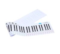 NOLITOY 1Pc Portable Piano Keyboard Practice Chart Key Teaching for Beginners Material Durable Design Tool for Piano Skills Development