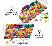 NOLITOY 1Set Colorful Educational Puzzle for Early Development Puzzle for Ages Parent Interactive Plaything