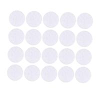 NOLITOY 2 Packs White Cotton Filter Replacements for Microdermabrasion Facial Vacuum Portable Round Pads for Diamond Tip Blackhead Removal Protects Motor Suitable for Home and Salon Use