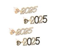 NOLITOY 2 Pairs Drop Earrings for Women Ear Dangles with Alloy Alloy Number Charms Fashionable Party Accessories in Secure Fit and Design