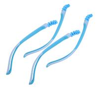 NOLITOY 2 Pairs Silicone Glasses Arms Replacement for Spectacle Temples, Anti-Slip and Flexible Fit Eyeglass Legs, for Active Play and Extended Wear the Day
