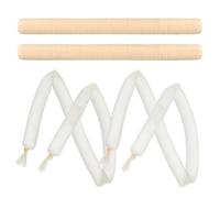 NOLITOY 2 Pcs 17mm Edible Drying Sausage Casings Collagen Casing for Homemade Meat Ham Skin Accessory Kitchen Stuffer Hot Dog Chipolata Pork Beef Snack Natural Protein Making Supplies Tools BBQs Kits