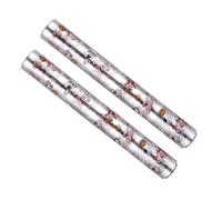 NOLITOY 2 Roll Christmas Transparent Wrapping Paper Decor Clear Wrapping Cellophane Chriatmas Paper Cellophane Bag for Packing Treats Film Transparent Bag Bopp